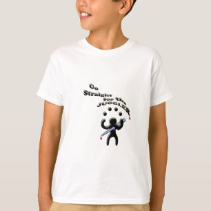 T-shirt allez directement pour le jongleur