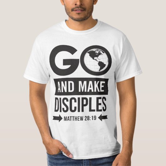 T-shirt Allez et faites des disciples (Devant)