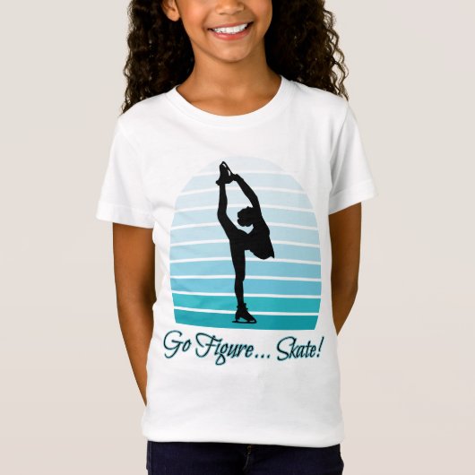 T-Shirt Allez Figure... Patinage ! - Patinage sur glace -  (Devant)
