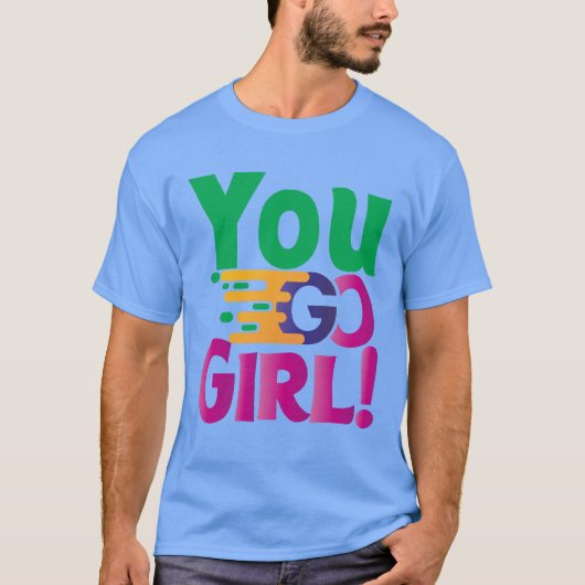T-shirt Allez Fille ! (Devant)