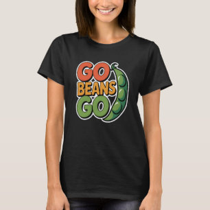 T-shirt Allez Haricots Allez Végétalien Alimentation Végét