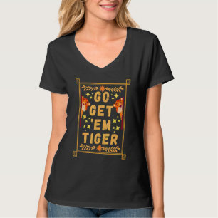 T-shirt Allez Les Obtenir Tiger Cute Unique Encouragez À D