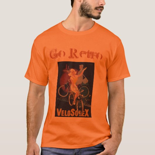 T-shirt Allez rétro (Devant)