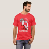 T-shirt Allez Rouge Pour Les Femmes Mois De Sensibilisatio (Devant entier)