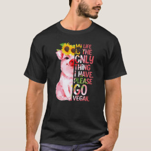 T-shirt Allez végan Vibes véganes À base de plantes Végét