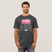 T-shirt Allez-y avec vos amis Art esthétique de rétro (Devant entier)