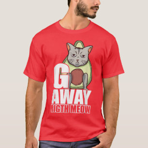 T-shirt Allez-y, Avocado costume de chat mauvaise humeur M