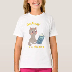 T-shirt Allez-y, je lis Funny Cat Reading