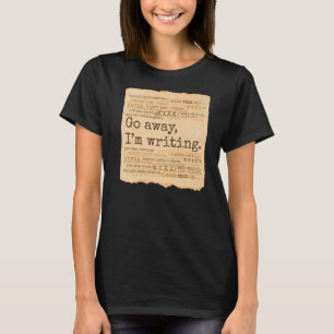T-shirt ALLEZ-Y J'ÉCRIS Livres Écrire Parchemin Écrire Écr