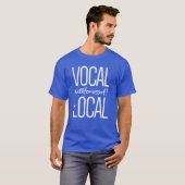 T-shirt #AllForOssoff local et vocal -- BLANC (Devant entier)