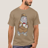 T-shirt Alliance de mariage Anneau de mariage Mole groom M (Devant)