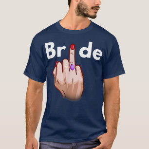 T-shirt Alliance de Mariée Doigt Anneau de Fiançailles Mar