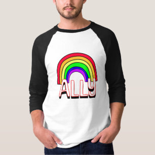 T-shirt Alliance LGBTQIA+   Cute Arc en ciel et Fierté car