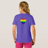 T-shirt Alliance LGBTQIA+ | Cute Arc en ciel et Fierté car (Dos entier)
