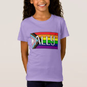 T-Shirt Alliance LGBTQIA+ | drapeau arc-en-ciel (Devant)