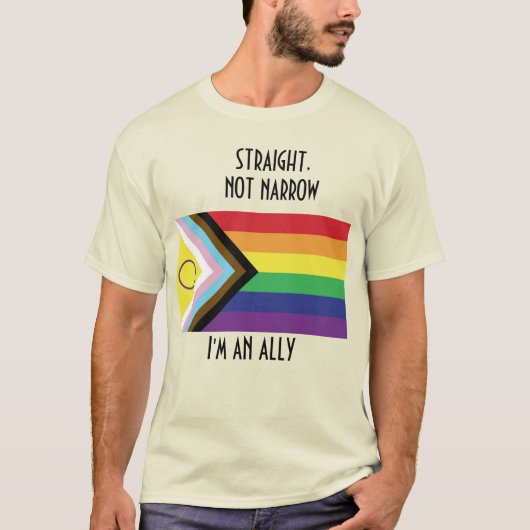 T-Shirt allié LGBTQ (Devant)