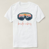 T-shirt ALLIE Ski Snowboard Bride Vibes Bachelorette (Design devant)