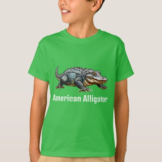 T-shirt Alligator américain (Devant)