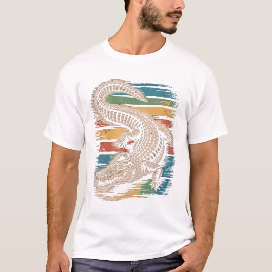 T-shirt Alligator Animal (Devant)