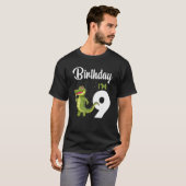 T-shirt Alligator Anniversaire 9 ans Rabbit Enfants Filles (Devant entier)