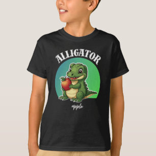 T-shirt Alligator Apple Cute