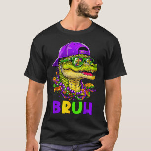 T-shirt Alligator Bruh Mardi Gras Costume Ados du Carnaval