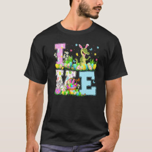 T-shirt Alligator Chasse aux oeufs de Pâques Amour drôle A