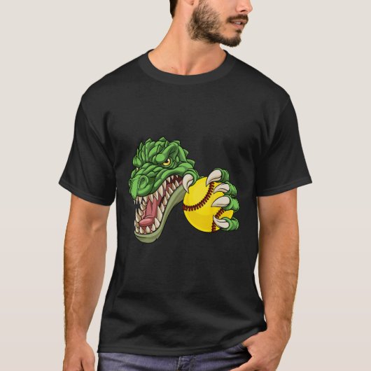 T-shirt Alligator Crocodile Dinosaure Personnage Mignon (Devant)