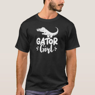T-shirt Alligator Crocodile Enfants Gator Girl