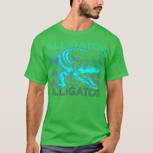 T-shirt Alligator Crocodile Gator Retro Alligator Cadeau