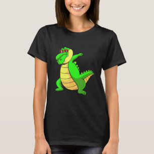 T-shirt Alligator Dab Dabant Crocodile Pour Enfants