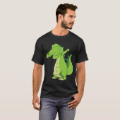T-shirt Alligator Dansant Drôle Alligator Dabbing (Devant entier)