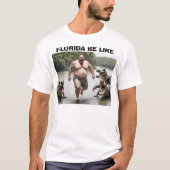 T-shirt Alligator de Floride (Devant)