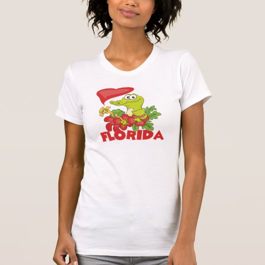 T-shirt Alligator de la Floride (Devant)