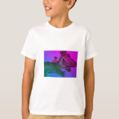 T-shirt Alligator de mardi gras avec des écrevisses (Devant)