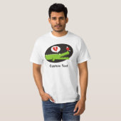 T-shirt Alligator en amour (Devant entier)