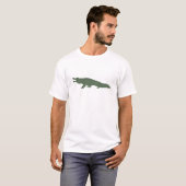 T-shirt Alligator en silhouette (Devant entier)