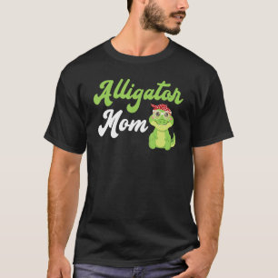 T-shirt Alligator Maman Gator Girl Zookeeper Crocodile