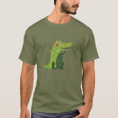 T-Shirt Alligator Marche Cute (Devant)