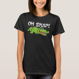 T-shirt Alligator Oh Snap Gator Anniversaire Pour Enfants