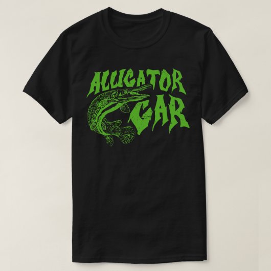 T-shirt Alligator Pêche au Gar (Design devant)