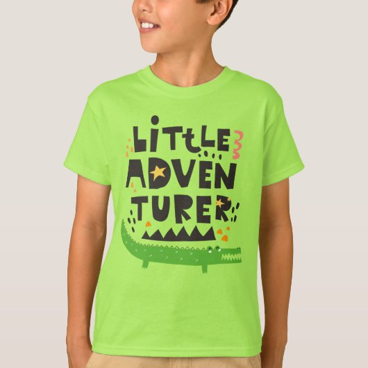 T-shirt Alligator petit aventurier (Devant)