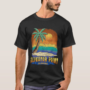 T-shirt Alligator Point Floride Vintage Souveni désorganis