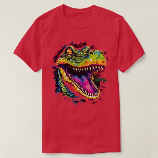 T-shirt Alligator souriant (Design devant)