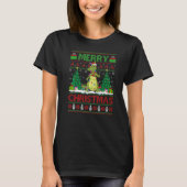 T-shirt Alligator Xmas Tree Ugly Santa Alligator Christma (Devant)