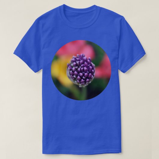 T-shirt Allium Ouverture Flower Bud (Design devant)