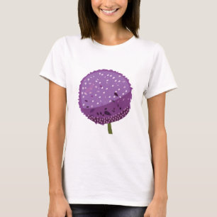 T-shirt Allium violet Floral