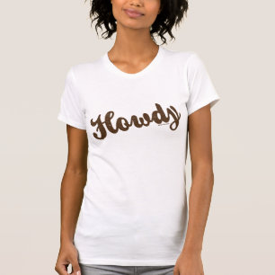 T-shirt Allo brun