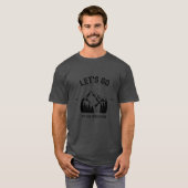 T-shirt Allons à la montagne. (Devant entier)
