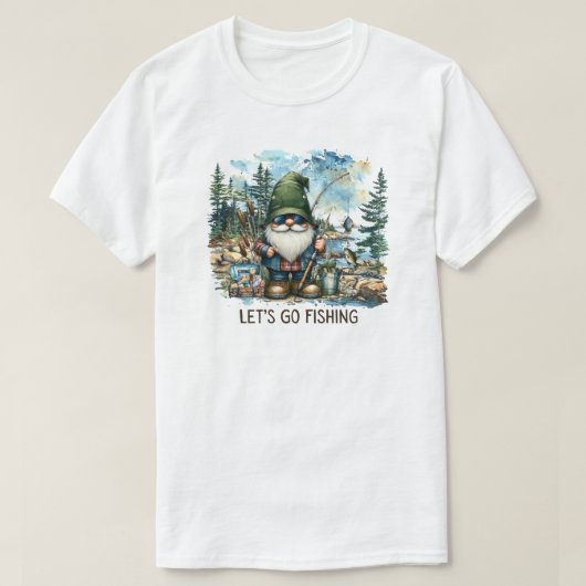 T-shirt Allons à la Pêche (Design devant)